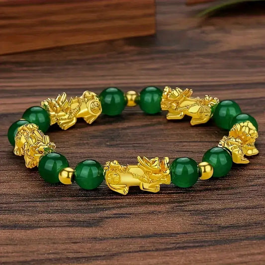 PULSERA FENG SHUI ESMERALDA