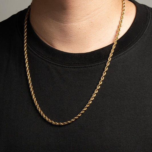 Cadena Lazo - Oro laminado 18 kilates