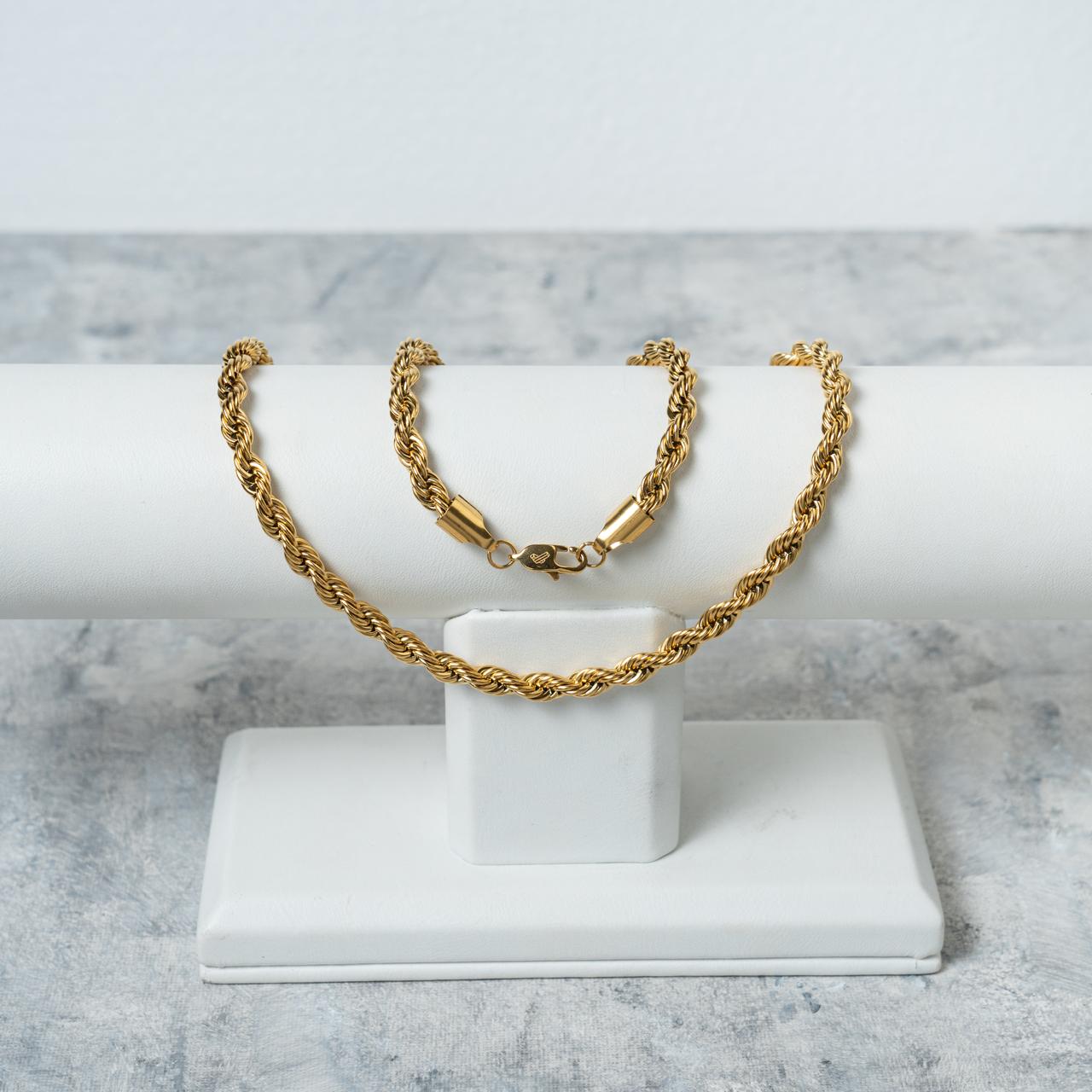 Cadena Lazo - Oro laminado 18 kilates