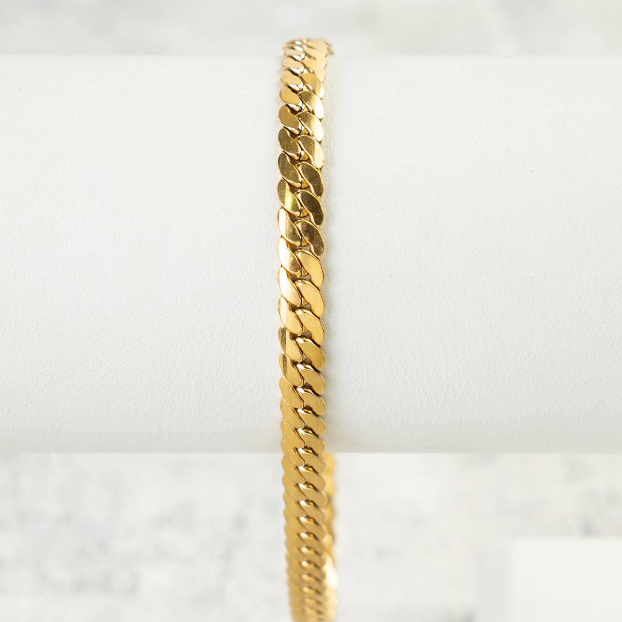 Cadena Serpiente - Oro laminado 18k