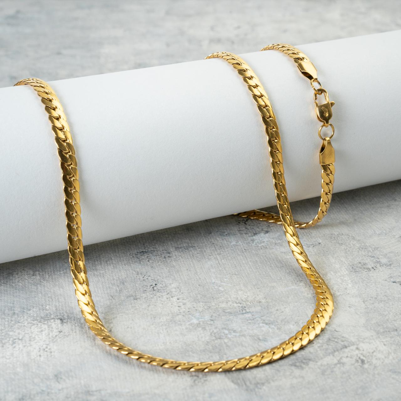 Cadena Serpiente - Oro laminado 18k