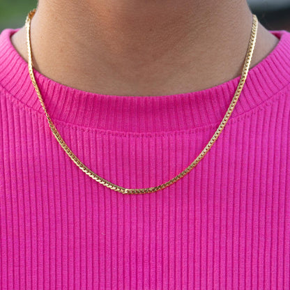 Cadena Serpiente - Oro laminado 18k