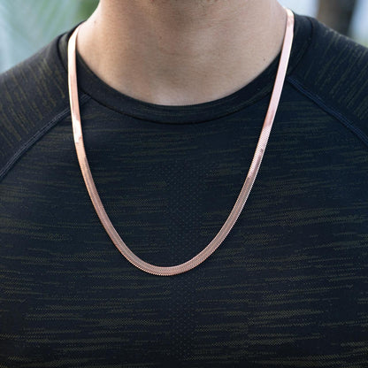Cadena egipcia - Oro Rosa Laminado 18 K