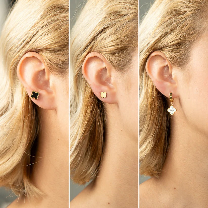 Set x3 Pares de Aretes Treból