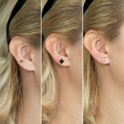 Set x3 Pares de Aretes H-Suerte